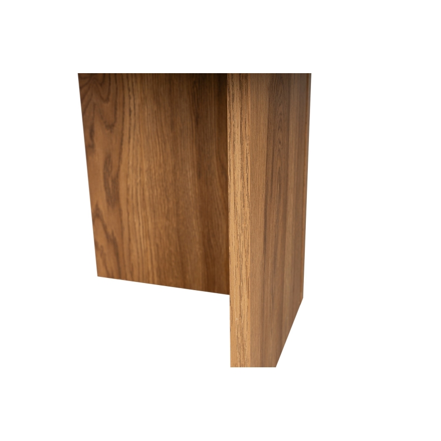 Журнальний столик OVAL 60x120 см коричневий