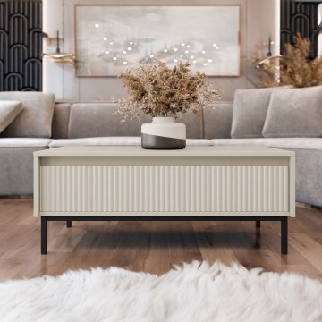 Журнальний столик OZMI 100x40 см кашемір