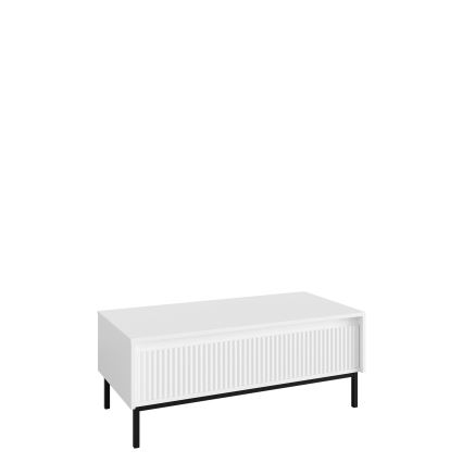 Журнальний столик OZMI 40x100 см, білий