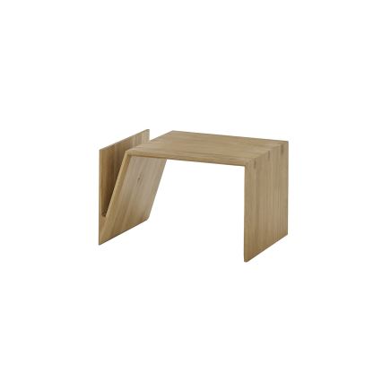 Žurnálny столик PRISM 60x40 cm, дуб — з можливістю вертикального та горизонтального регулювання