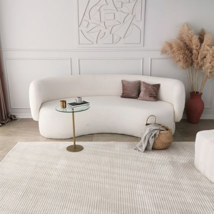 Журнальний столик SOCIAL 50x40 см золотий/прозорий