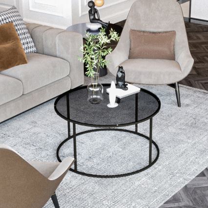 Журнальний столик STARTIS 60x44,8 см чорний