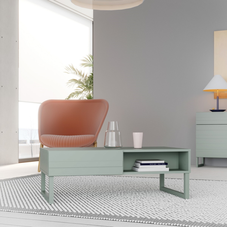 Журнальний столик TARO зелений