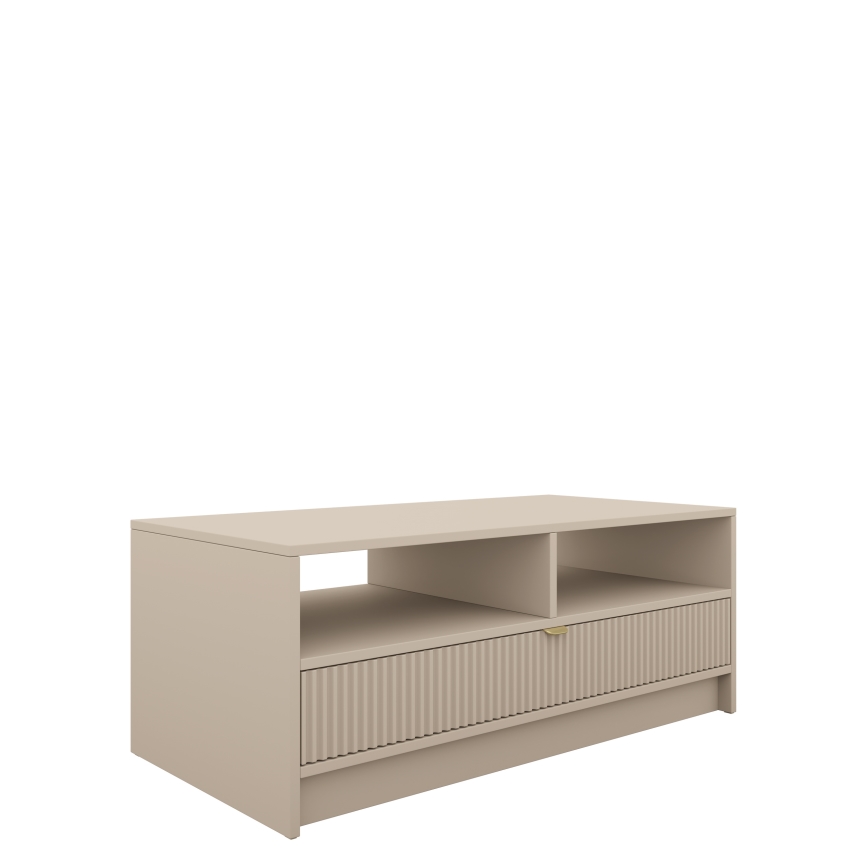Журнальний столик TIRENO 40x100 cm бежевий