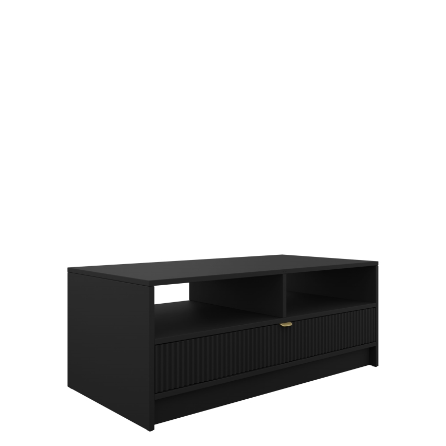 Журнальний столик TIRENO 40x100 см чорний