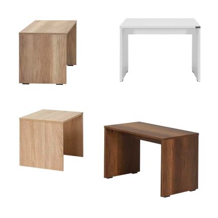 Журнальный столик 43x60 см коричневый