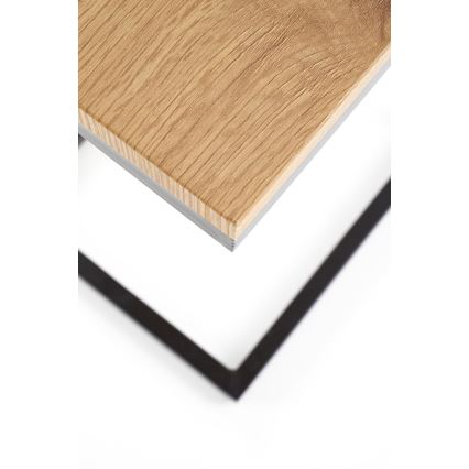 Журнальный столик AURIA дуб/чёрный