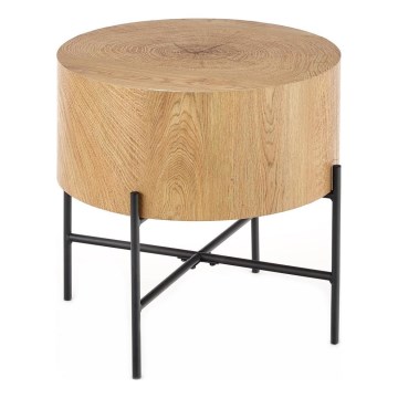 Журнальный столик BROOKLYN 45x45 см черный/бежевый