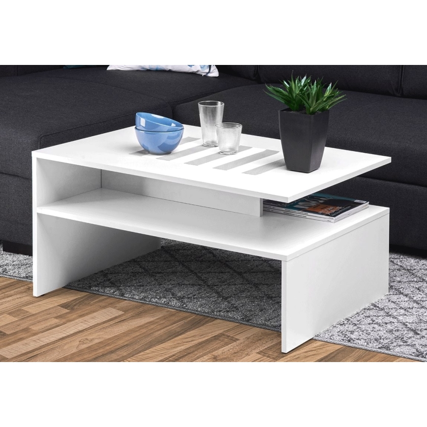 Журнальный столик DELCHI 45x90 см белый