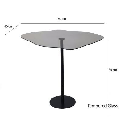 Журнальный столик DIOR 50x60 см черный