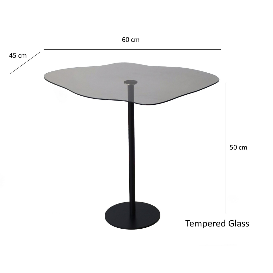 Журнальный столик DIOR 50x60 см черный