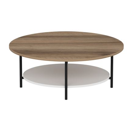 Журнальный столик ELIS 36x90 cm дуб/белая