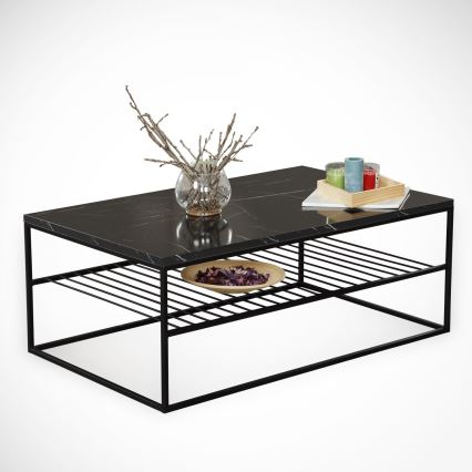 Журнальный столик ETNA 43x95 см черный