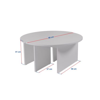 Журнальный столик LUVIA, отделка под бежевый мрамор