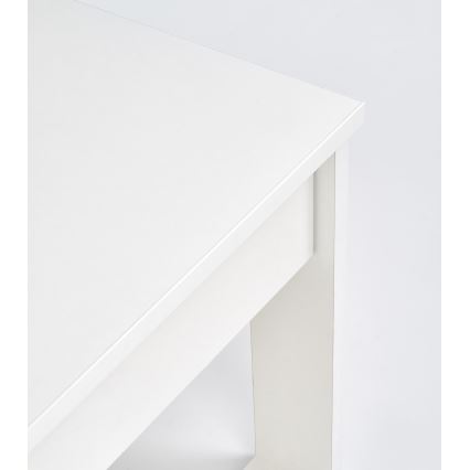 Журнальный столик с ящиками NEA 52x110 см белый