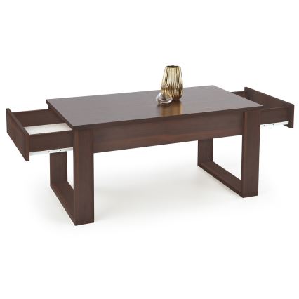 Журнальный столик с ящиками NEA 52x110 см коричневый