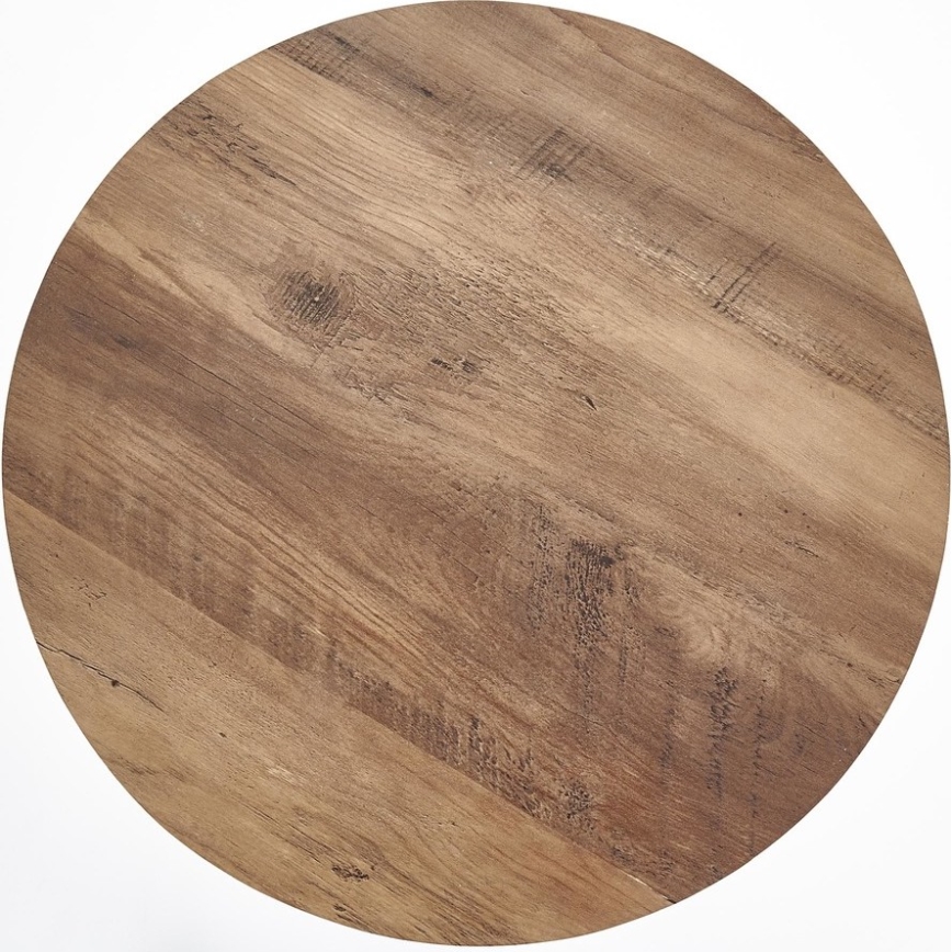 Журнальный столик NUBIRA 51x40 см черный/грецкий орех
