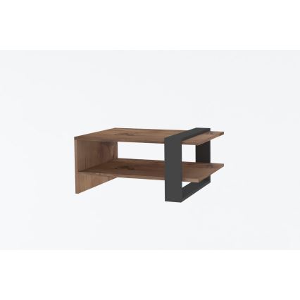 Журнальный столик OVA 35x80 см коричневый/антрацит