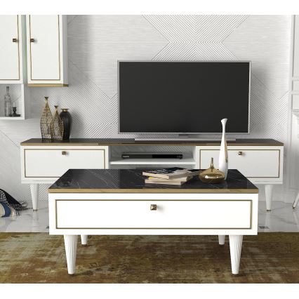 Журнальный столик RAVENNA 60x90 см белый