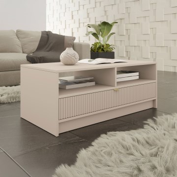 Журнальный столик TIRENO 40x100 cm бежевый