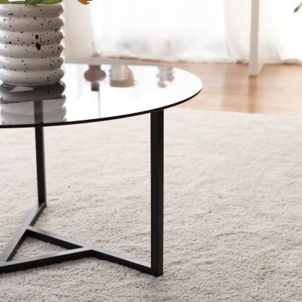 Журнальный столик TRIO 42x75 см черный