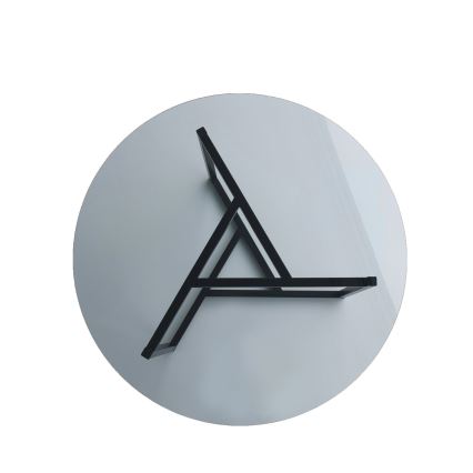 Журнальный столик TRIO 42x75 см черный