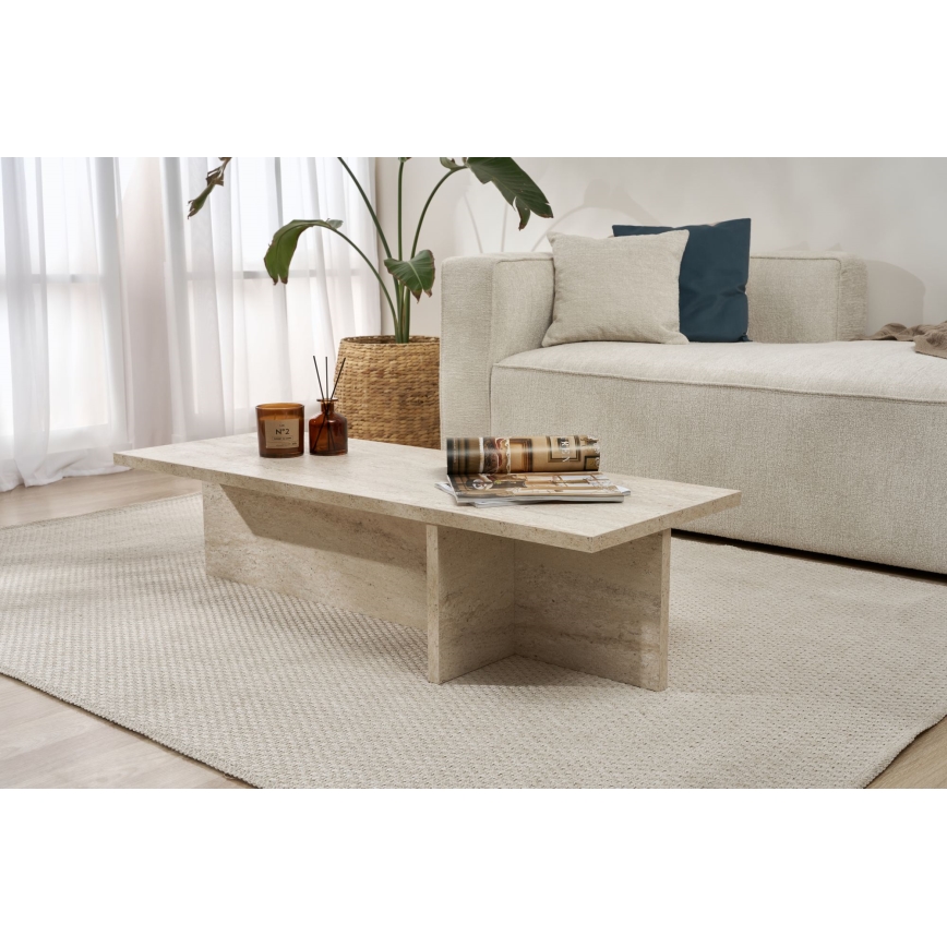 Журнальный столик VERUM 120x45 cm бежевый