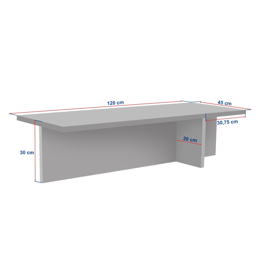 Журнальный столик VERUM 120x45 cm бежевый