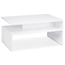 Журнальний столик DELCHI 45x90 см білий