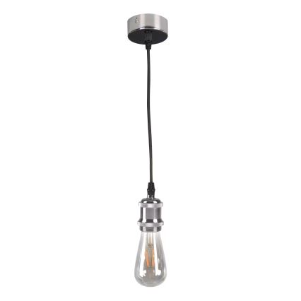 Кабель питания 1xE27/20W/230V блестящий хром