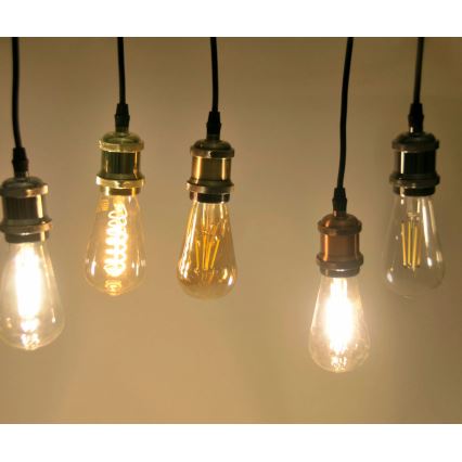 Кабель питания 1xE27/20W/230V золотистый