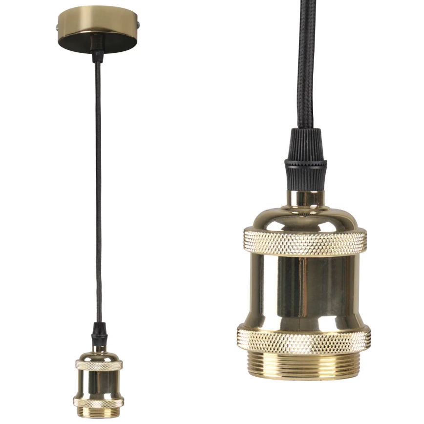 Кабель питания 1xE27/20W/230V золотистый