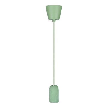 Кабель питания 1xE27/60W/230V бетон/зеленый
