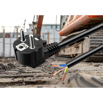 Кабель питания 3 м, 230 В, черный