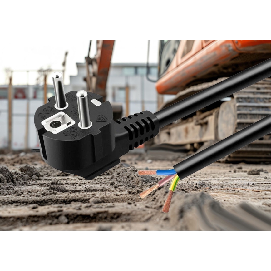 Кабель питания 3 м, 230 В, черный