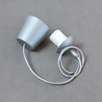 Кабель питания EDI 1xE27/60W/230V, 90 см, серебристый