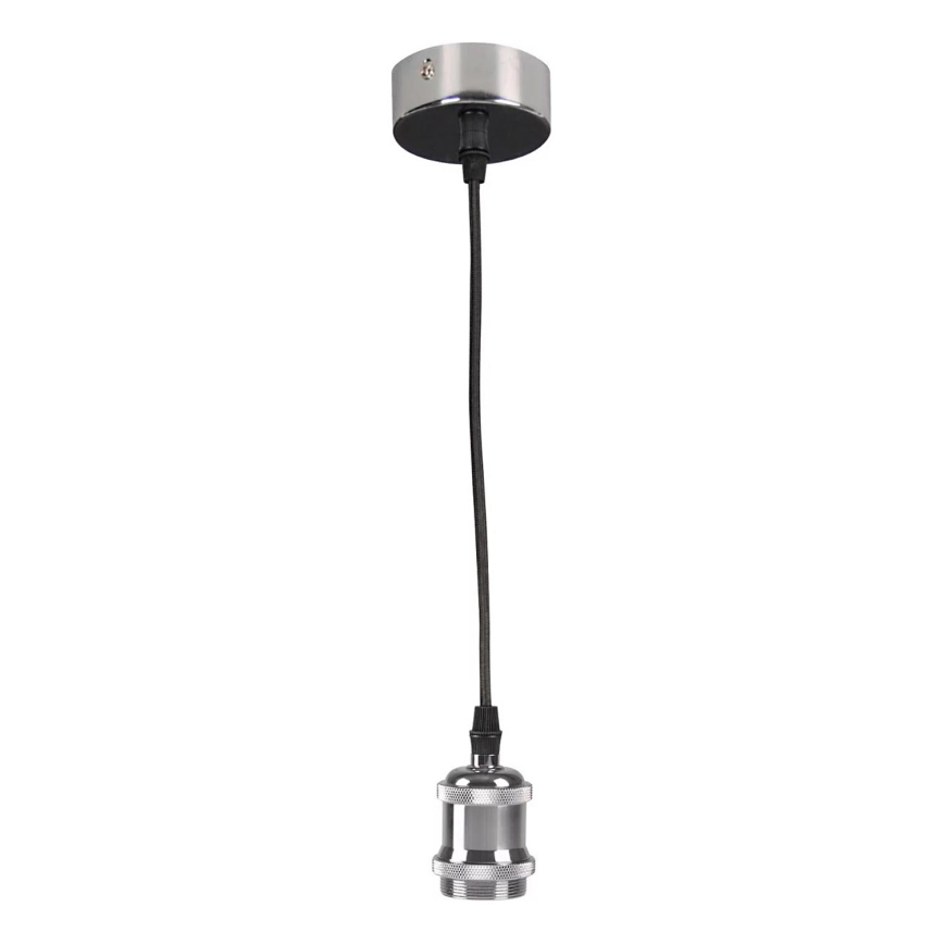 Кабель живлення 1xE27/20W/230V глянцевий хром