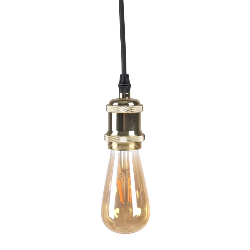Кабель живлення 1xE27/20W/230V золотий