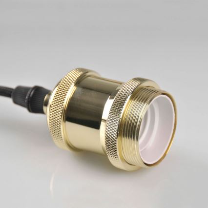 Кабель живлення 1xE27/20W/230V золотий
