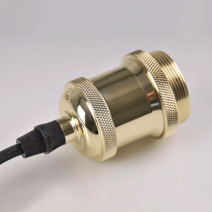 Кабель живлення 1xE27/20W/230V золотий