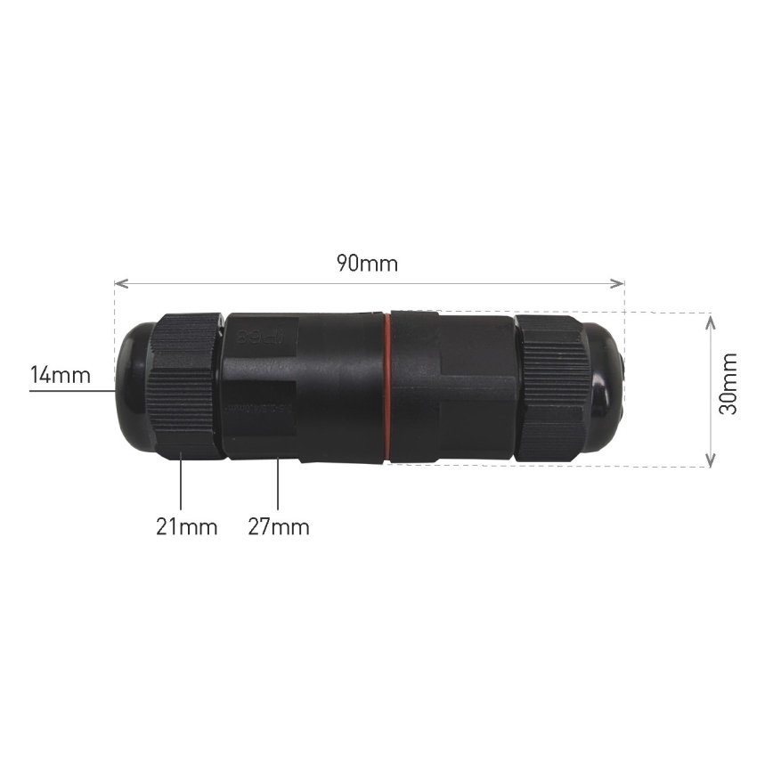 Кабельная муфта CWL 250V/16A IP68 3x2,5 mm²