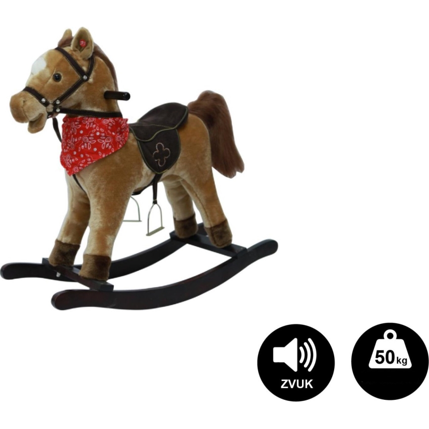 Качалка-кінь з мелодією 3xAA