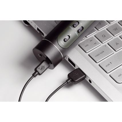 Караоке-мікрофон Bluetooth, 6 Вт / 5 В, 1500 мА·год, чорний