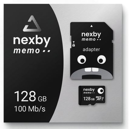 Карта памяти MicroSDXC 128GB U3 100MB/s + SD адаптер