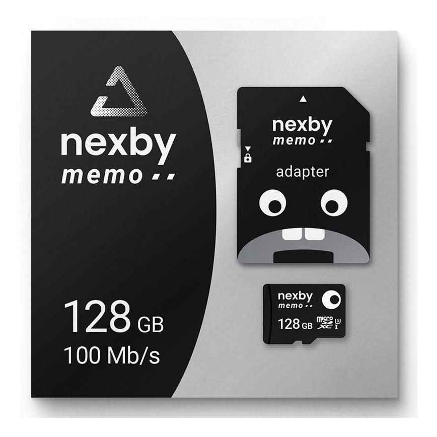 Карта памяти MicroSDXC 128GB U3 100MB/s + SD адаптер