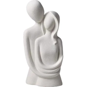 Керамическое настольное украшение 20x9,5x7,5 cm, серого цвета