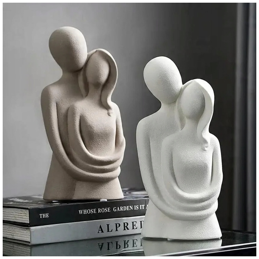 Керамическое настольное украшение 20x9,5x7,5 cm, серого цвета
