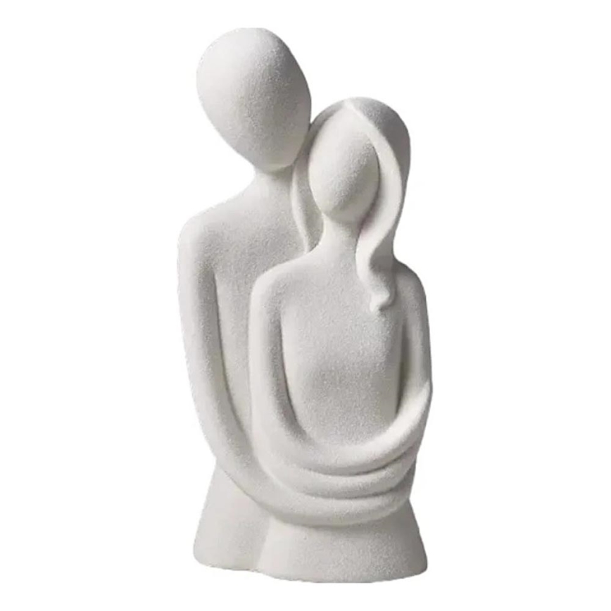 Керамическое настольное украшение 21x8,5x10 cm белое