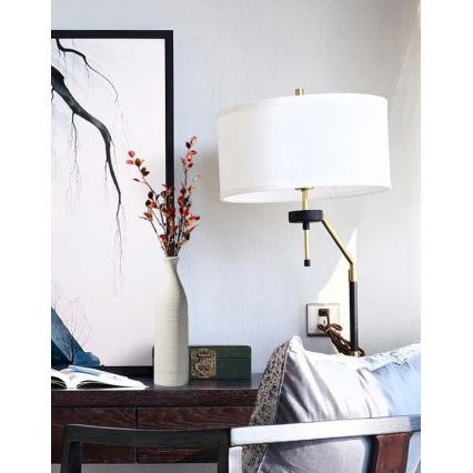 Керамическая ваза 46 см, белая