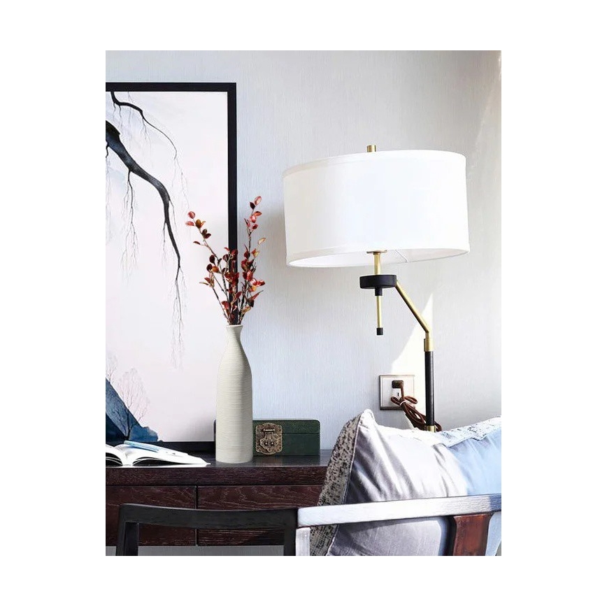 Керамическая ваза 46 см, белая